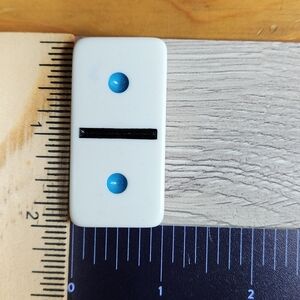 1:1 Replacement Dominoes Large Dot Shiny Color 2x1x⅜  $1 Each in a Bundle
